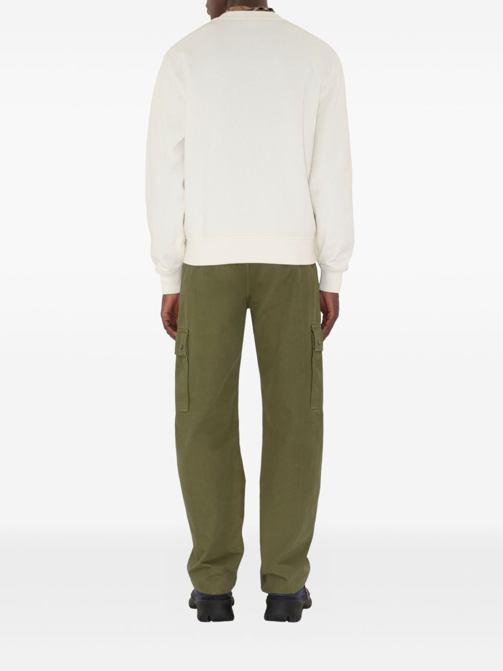 cotton-blend sweatshirt - 4