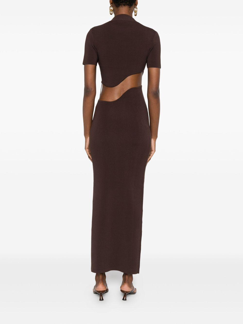 Maparadita lattice separation maxi dress - 4