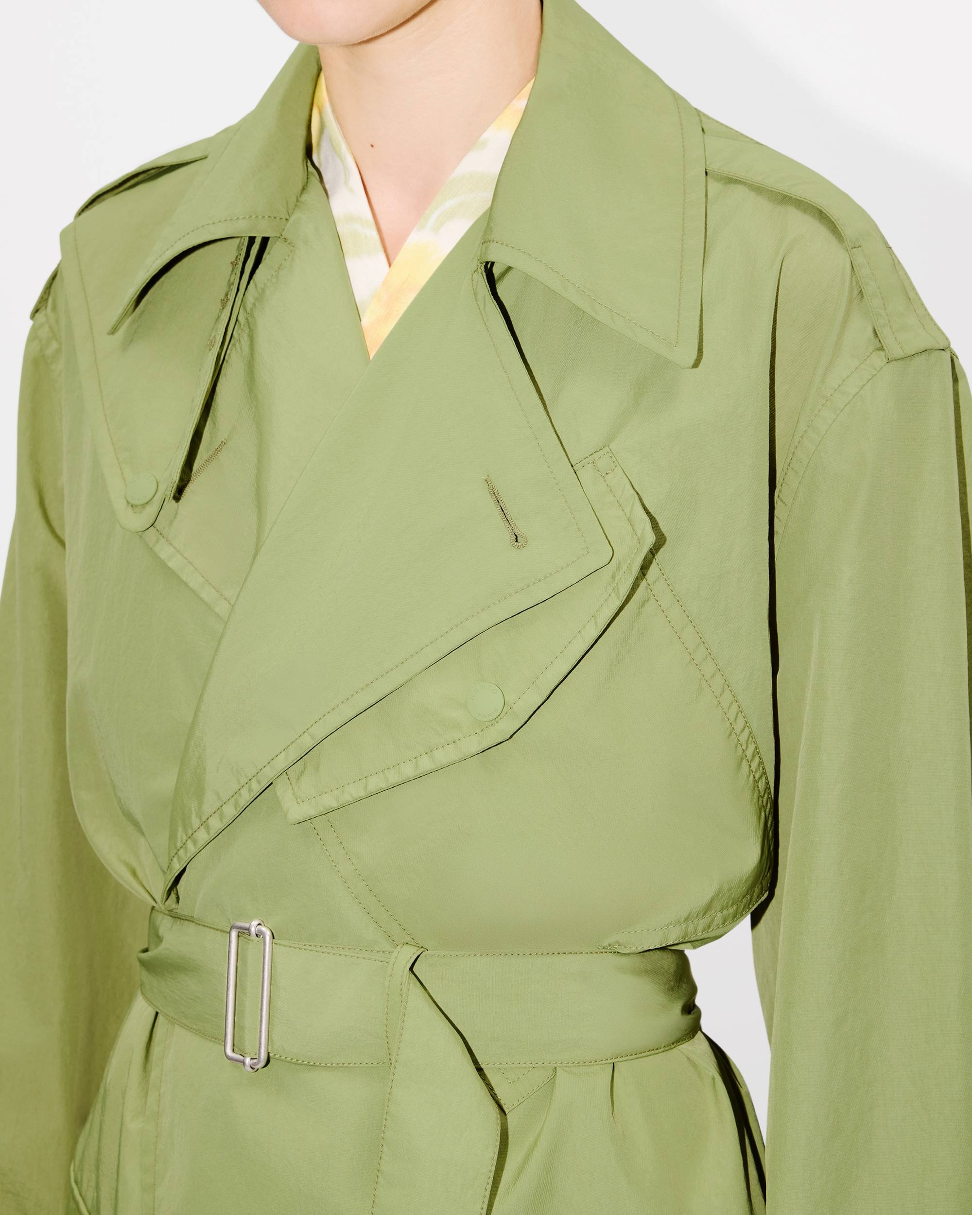 Long trench with kimono sleeves - 5