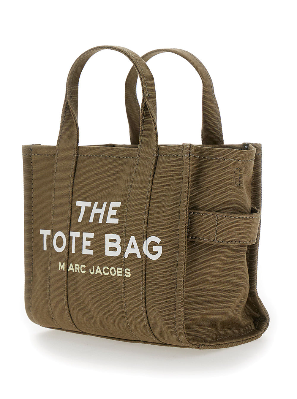 Marc Jacobs Women 'Traveler Handbag' Mini Military Green Tote Bag With Logo In Fabric Woman - 2