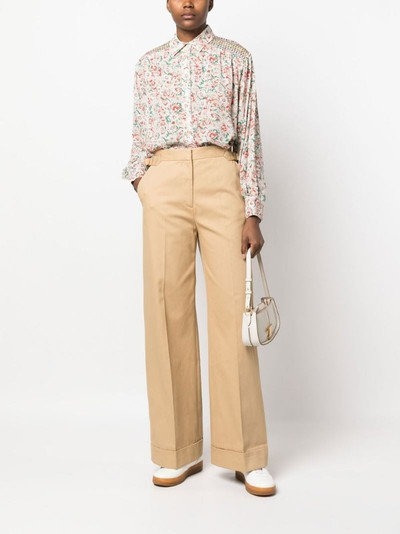 See by Chloé floral-print long-sleeve shirt outlook
