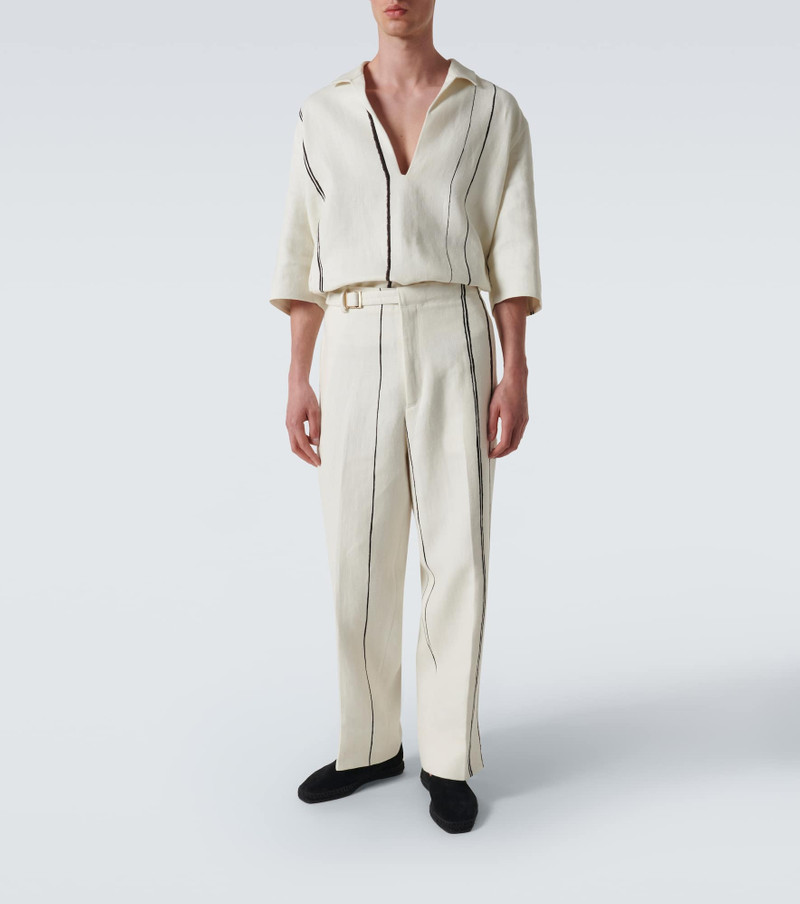 ZEGNA Oasi Lino striped shirt outlook
