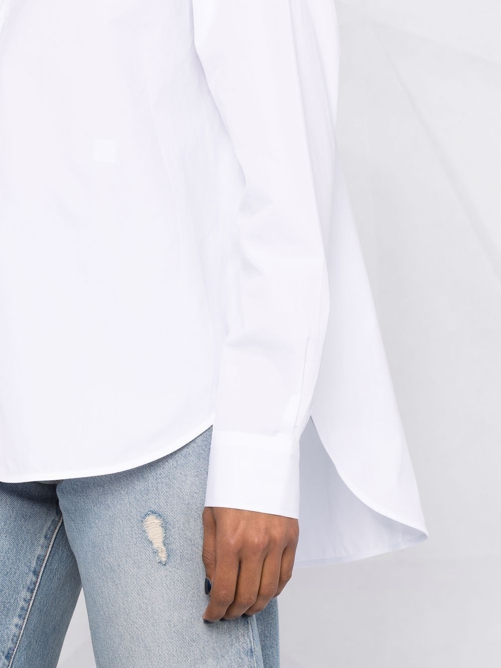 Signature concealed placket shirt - 3