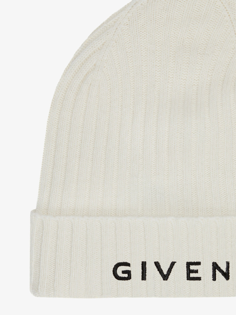 GIVENCHY 4G BEANIE IN WOOL AND CASHMERE 3