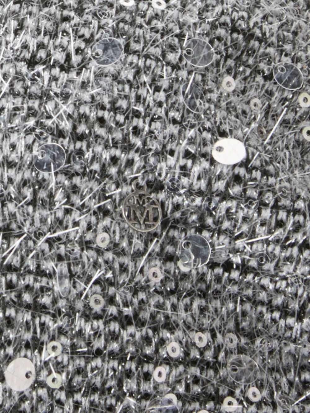 sequin-embellished beanie hat - 2