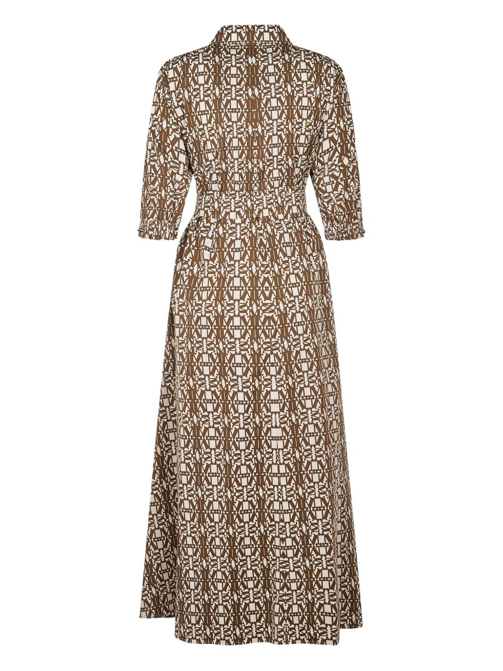 graphic-print cotton dress - 2