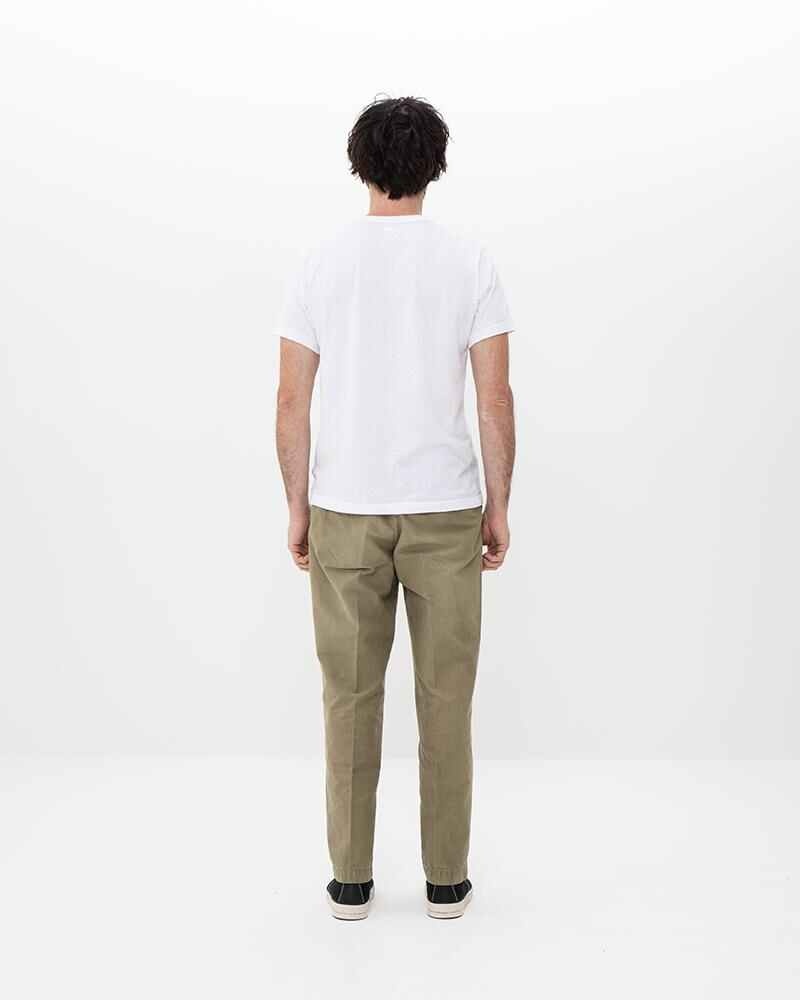 FIELD CHINO PANTS DMGD KHAKI - 4