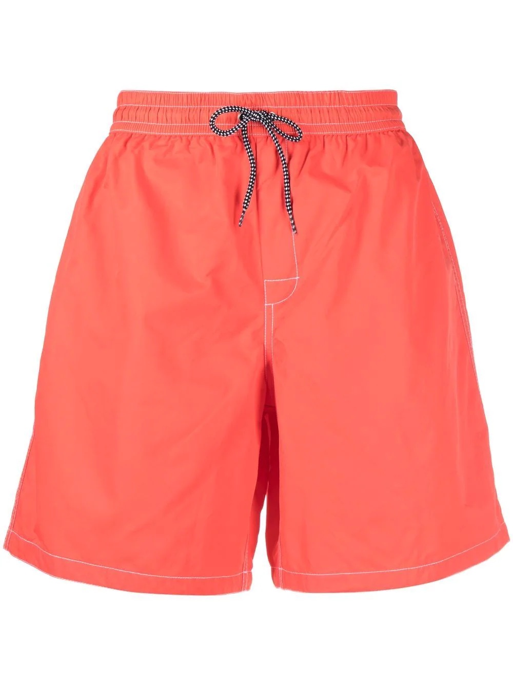 logo-embroidered swimming shorts - 1