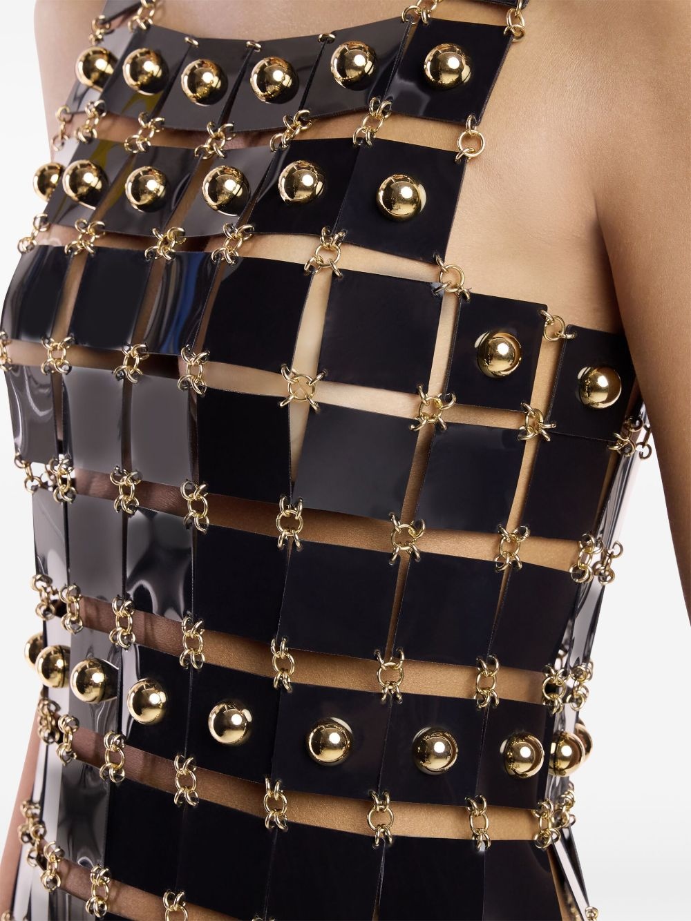stud-detailed minidress - 6