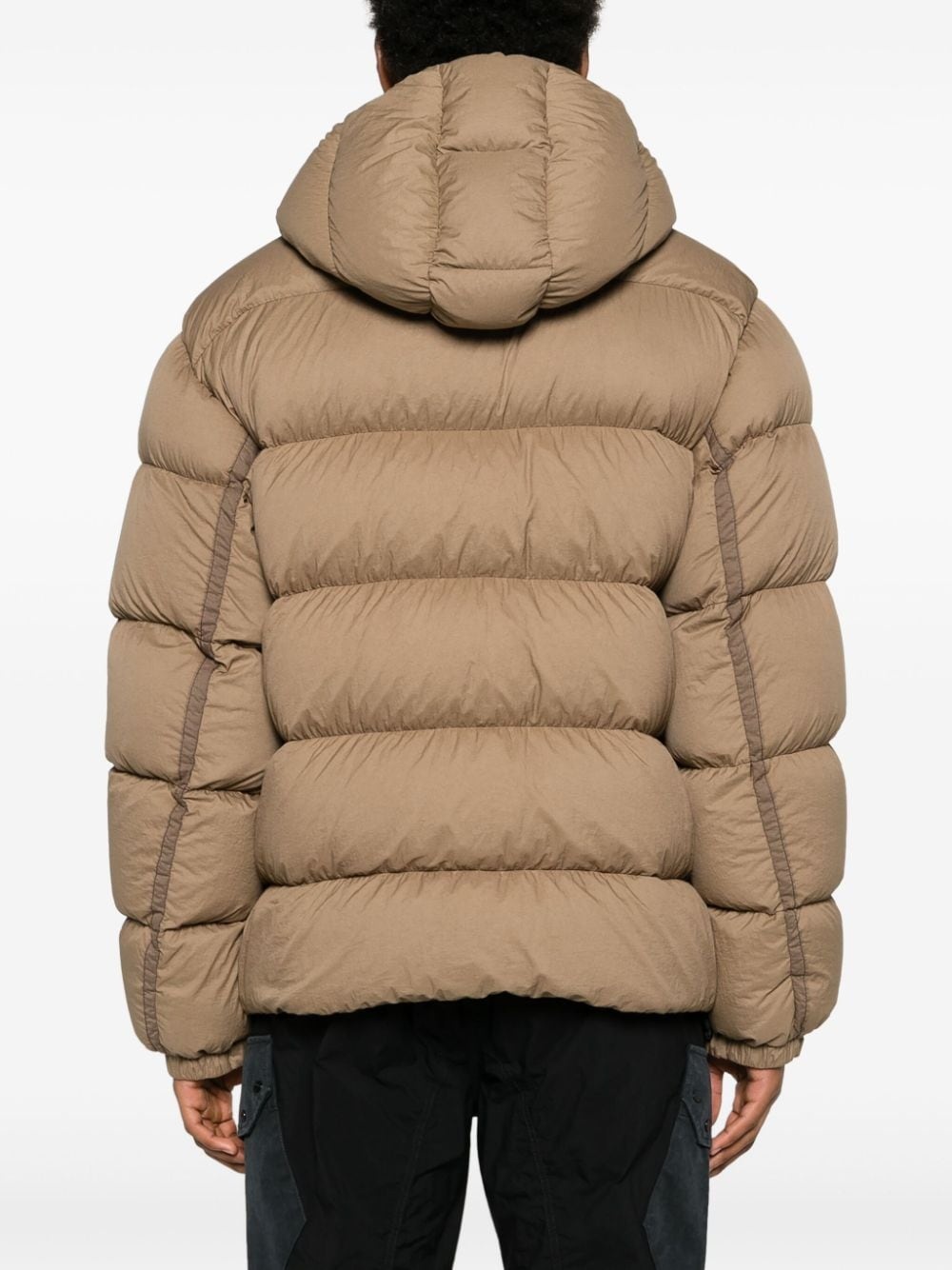 Adelmo logo-patch down padded jacket - 4