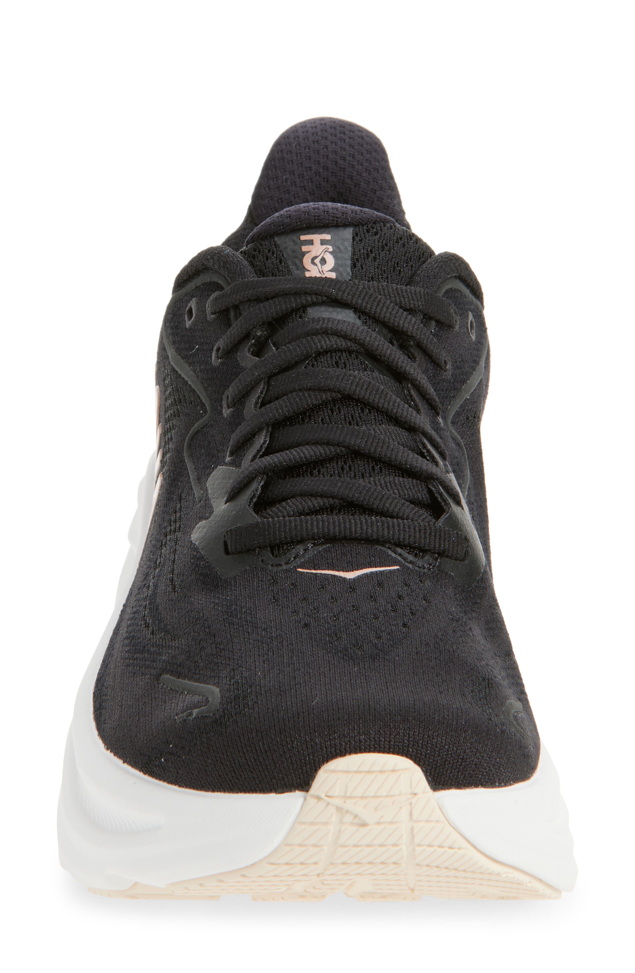 HOKA Clifton 10 Running Shoe in Black /Rose Gold at Nordstrom - 4