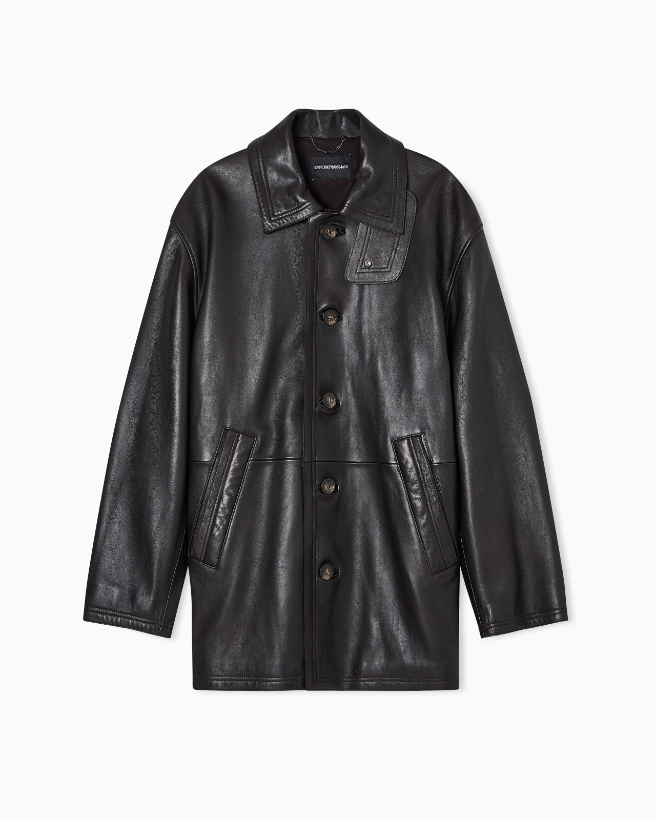 BLOUSON IN PLONGE LAMBSKIN NAPPA LEATHER - 1