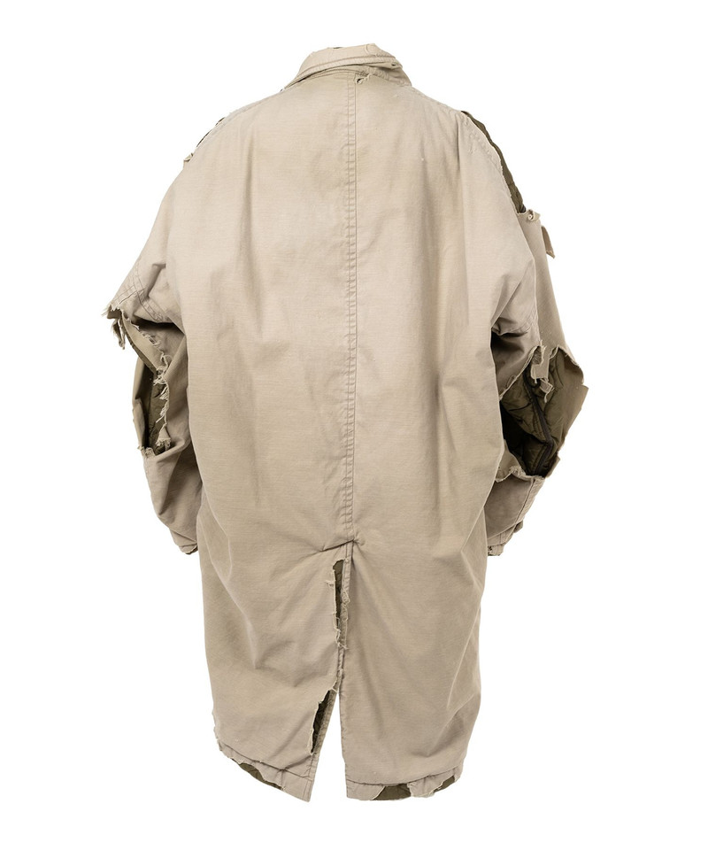 Distressed Balmacaan Coat 24