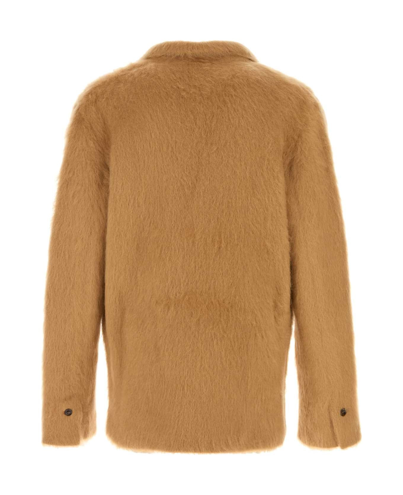 Camel Cashmere Blend Blazer - 2
