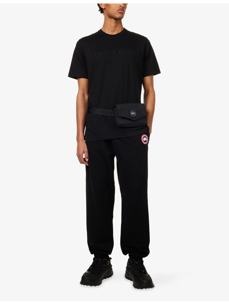 Canada Goose Vantage Logo-Embroidered Cotton-Jersey T-Shirt outlook