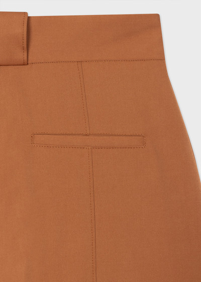 Paul Smith Stretch-Wool Brown Shorts outlook