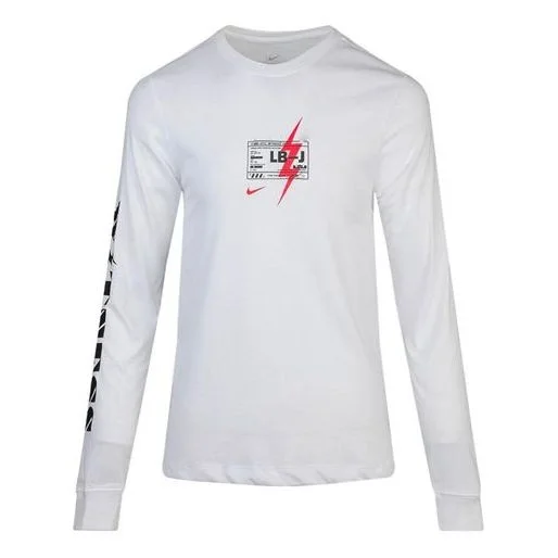 Nike DRI-FIT LEBRON LeBron James Basketball Long Sleeves White CD1124-100 - 1