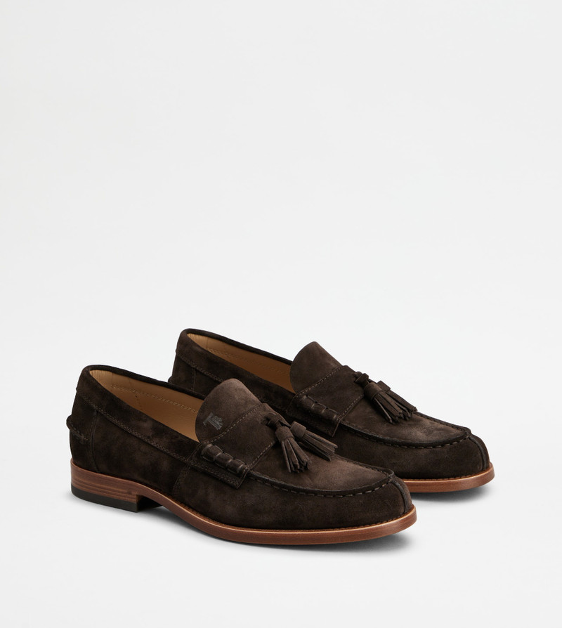 LOAFERS IN SUEDE - BROWN 2