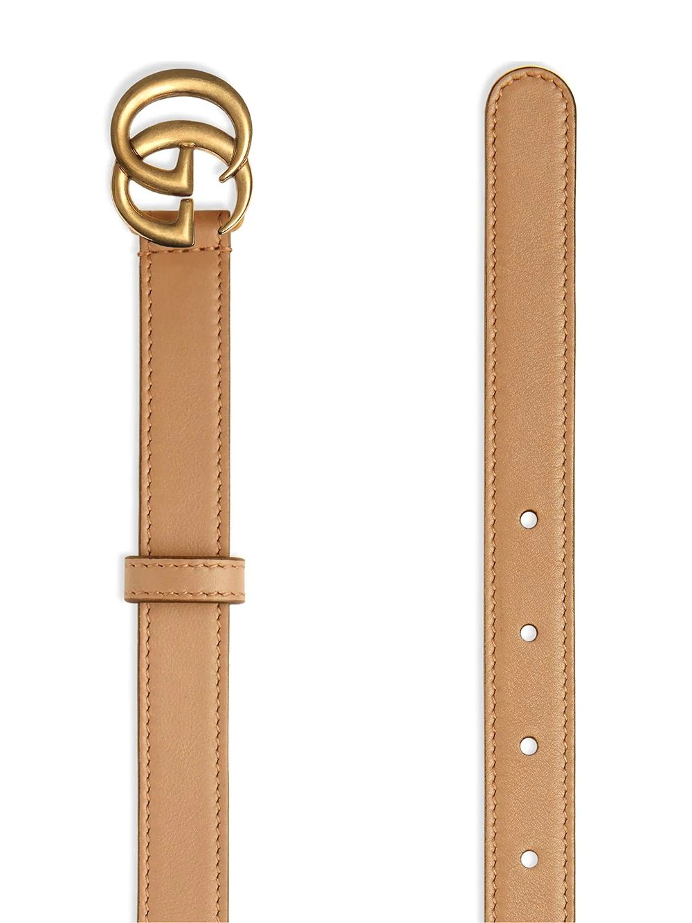 double G buckle belt - 2