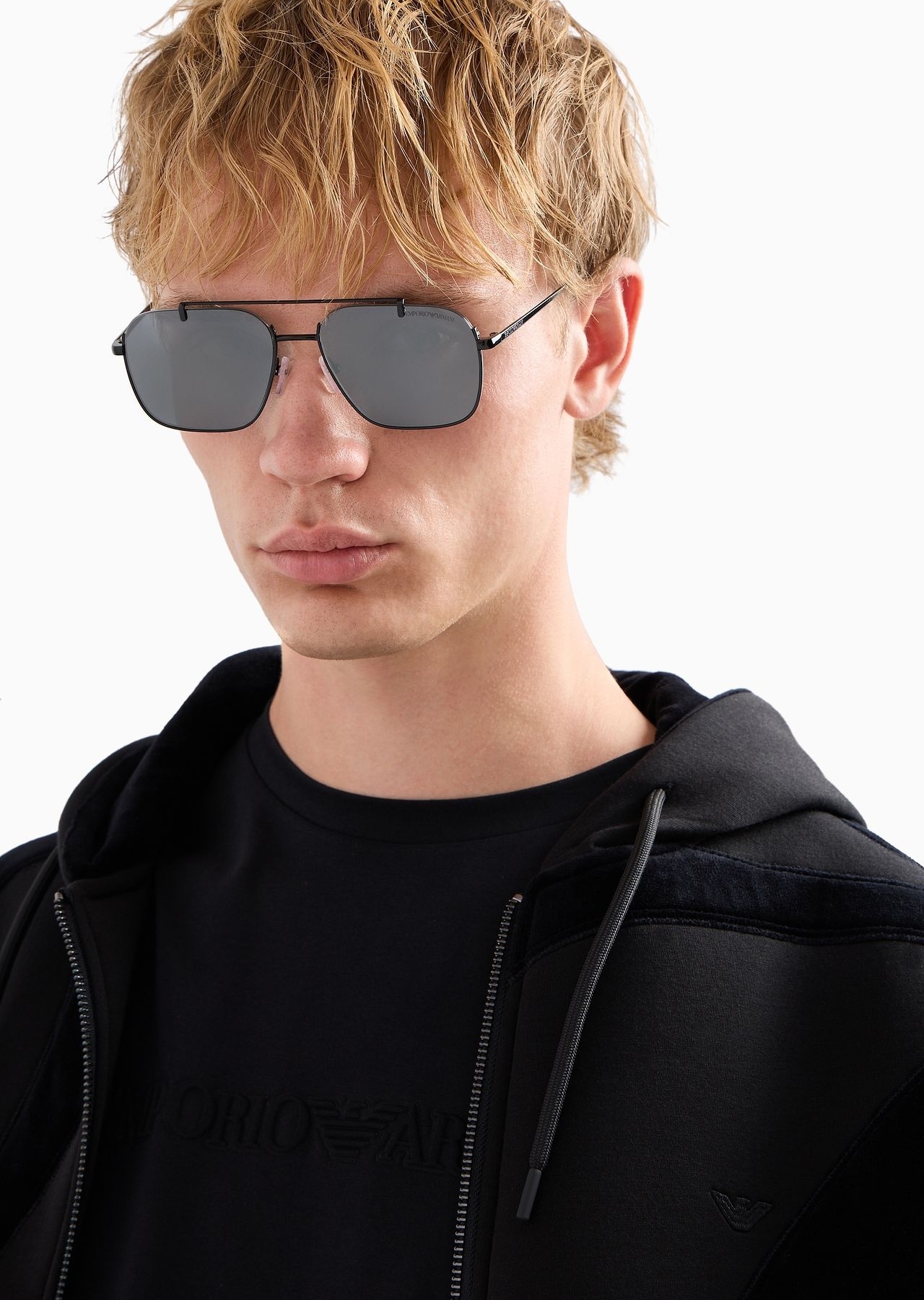 Men’s rectangular sunglasses - 5