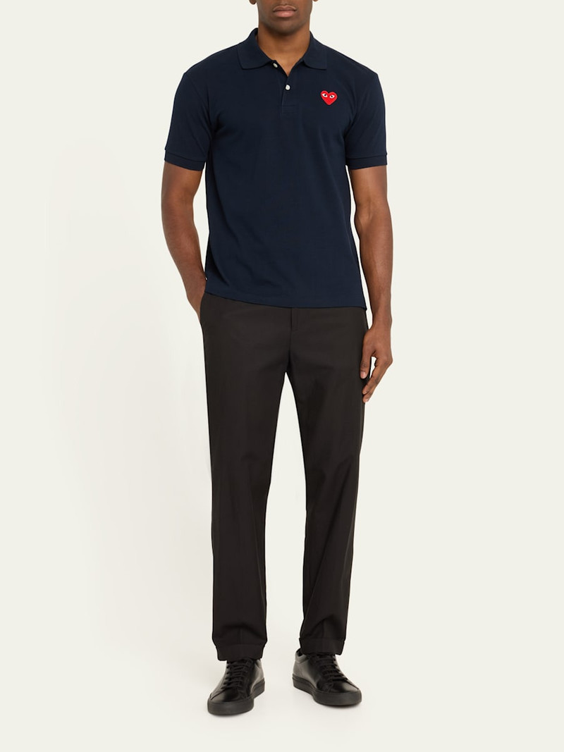 Comme Des Garçons Men's Polo Shirt with Heart outlook