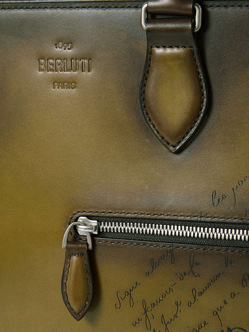 1 Jour Neo Scritto Venezia Leather Briefcase 4