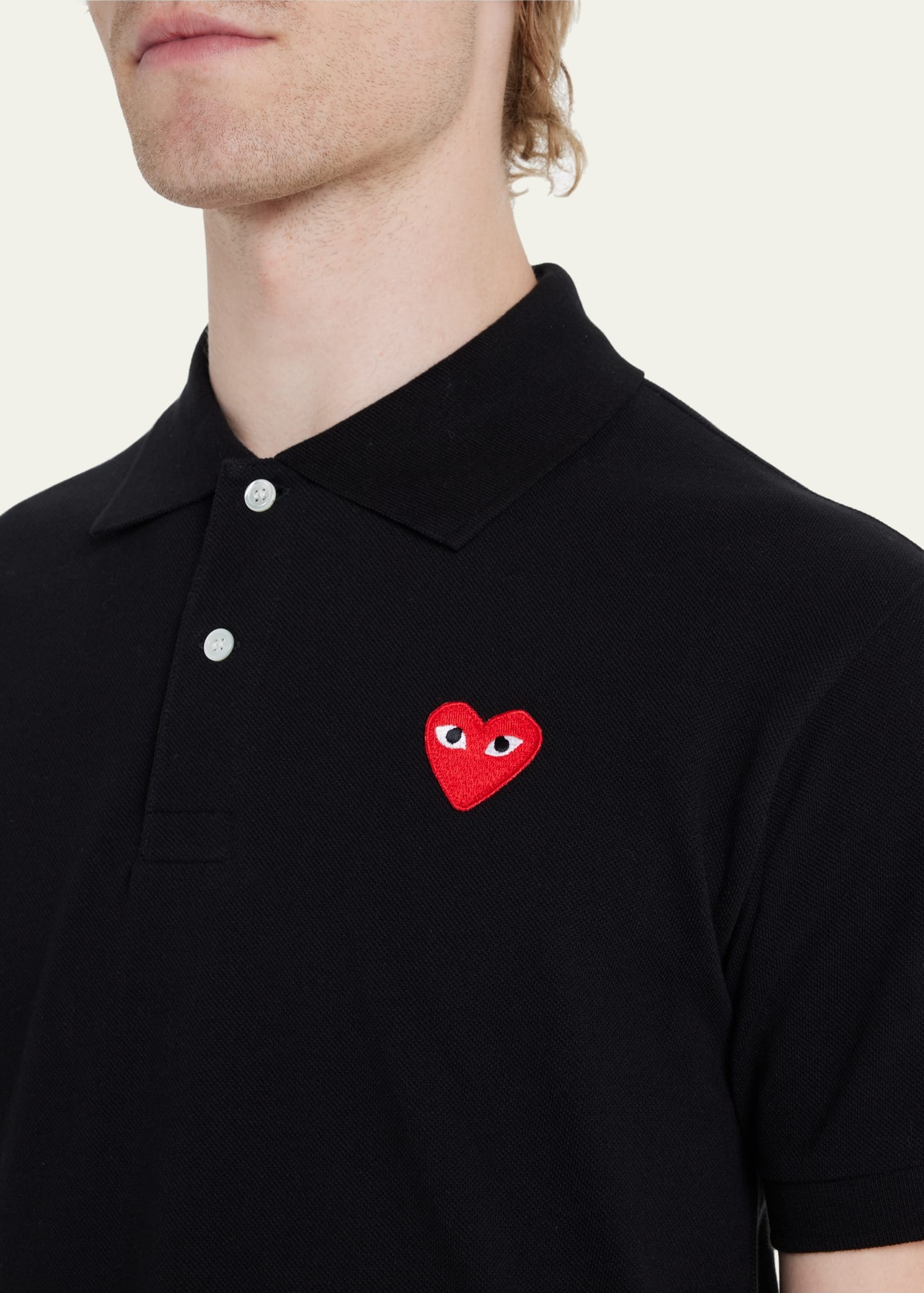 Men's Polo Shirt with Heart - 5