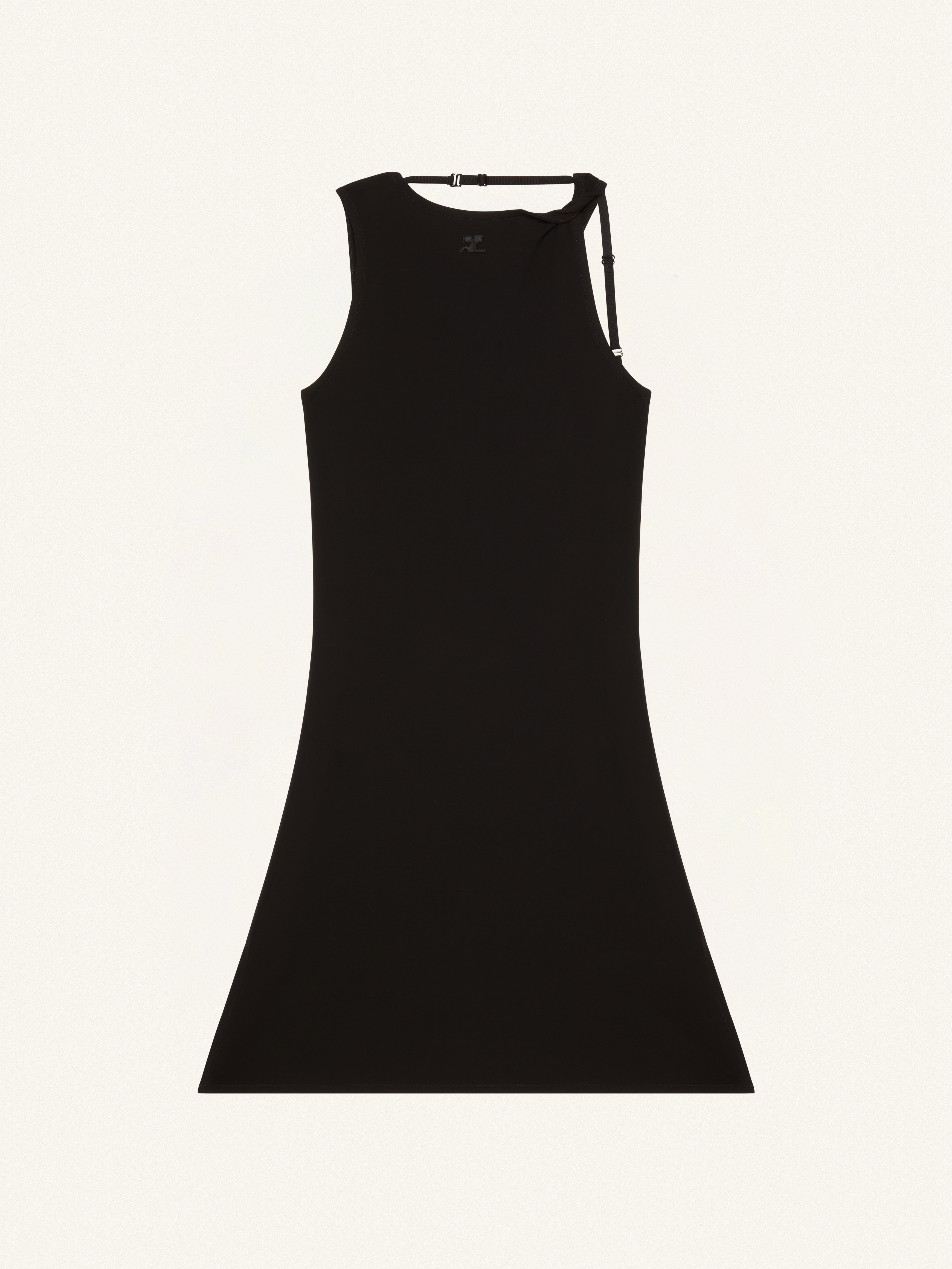 CREPE JERSEY MINI LINGERIE DRESS - 1
