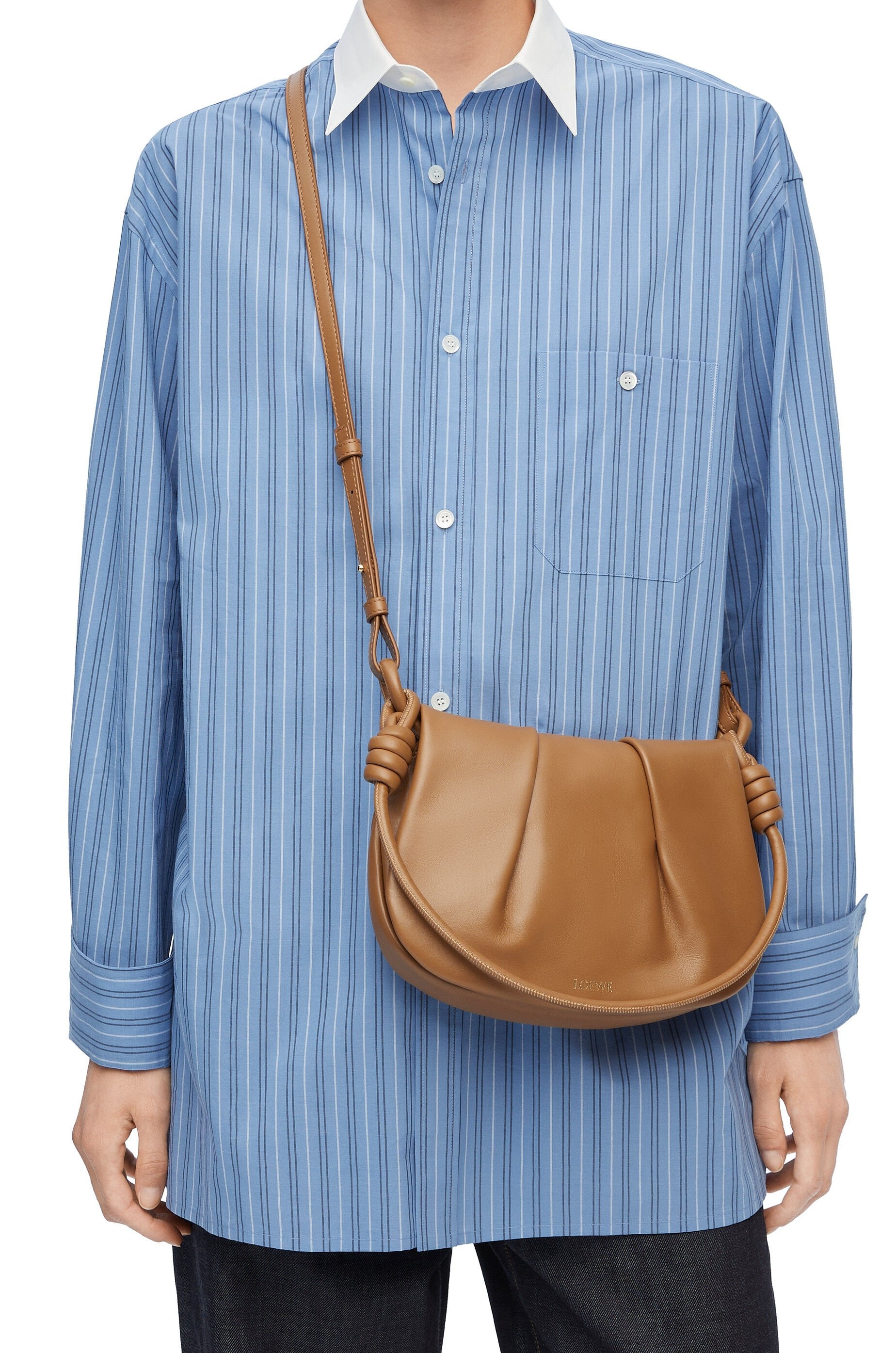Paseo satchel in shiny nappa calfskin - 2