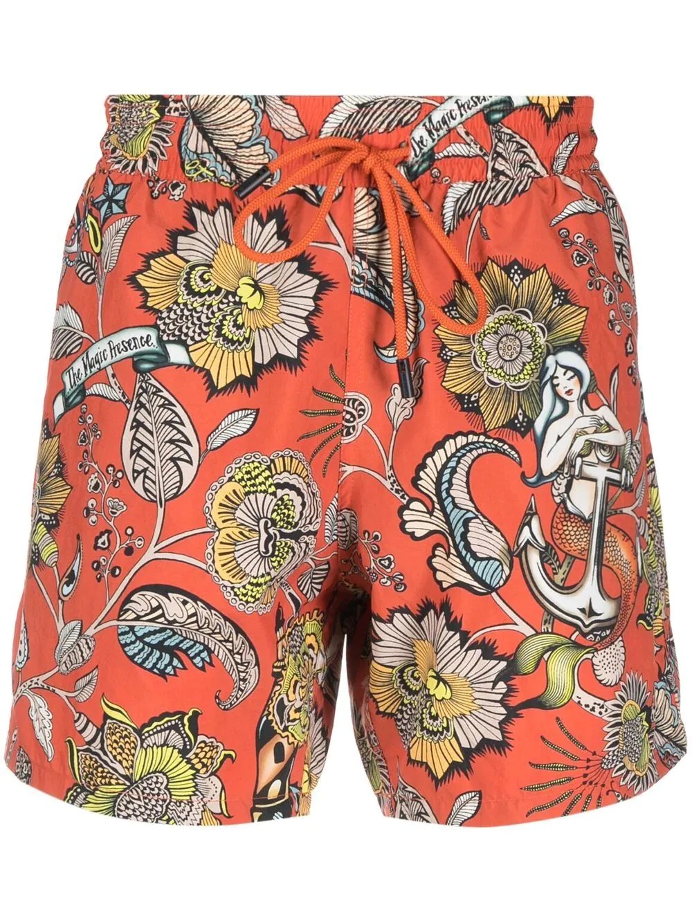 floral-print swim shorts - 1