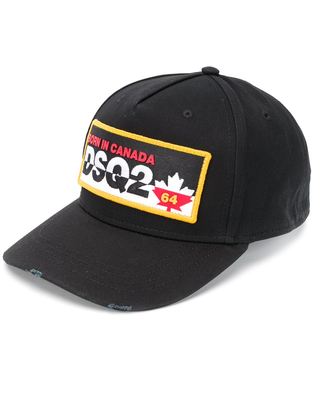 DSQ2 logo-patch baseball cap - 1