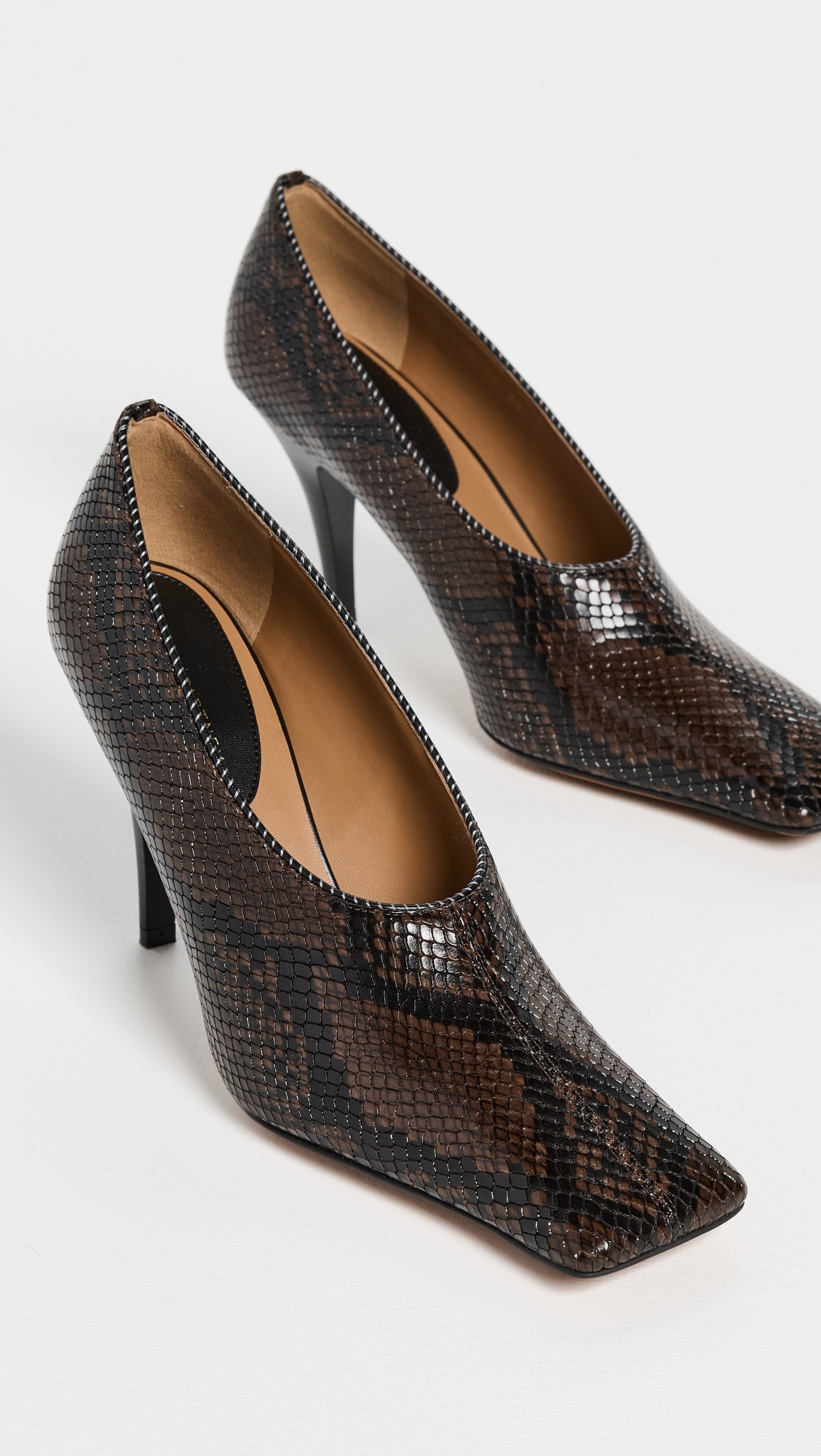 Alter Snake Print Pumps - 4