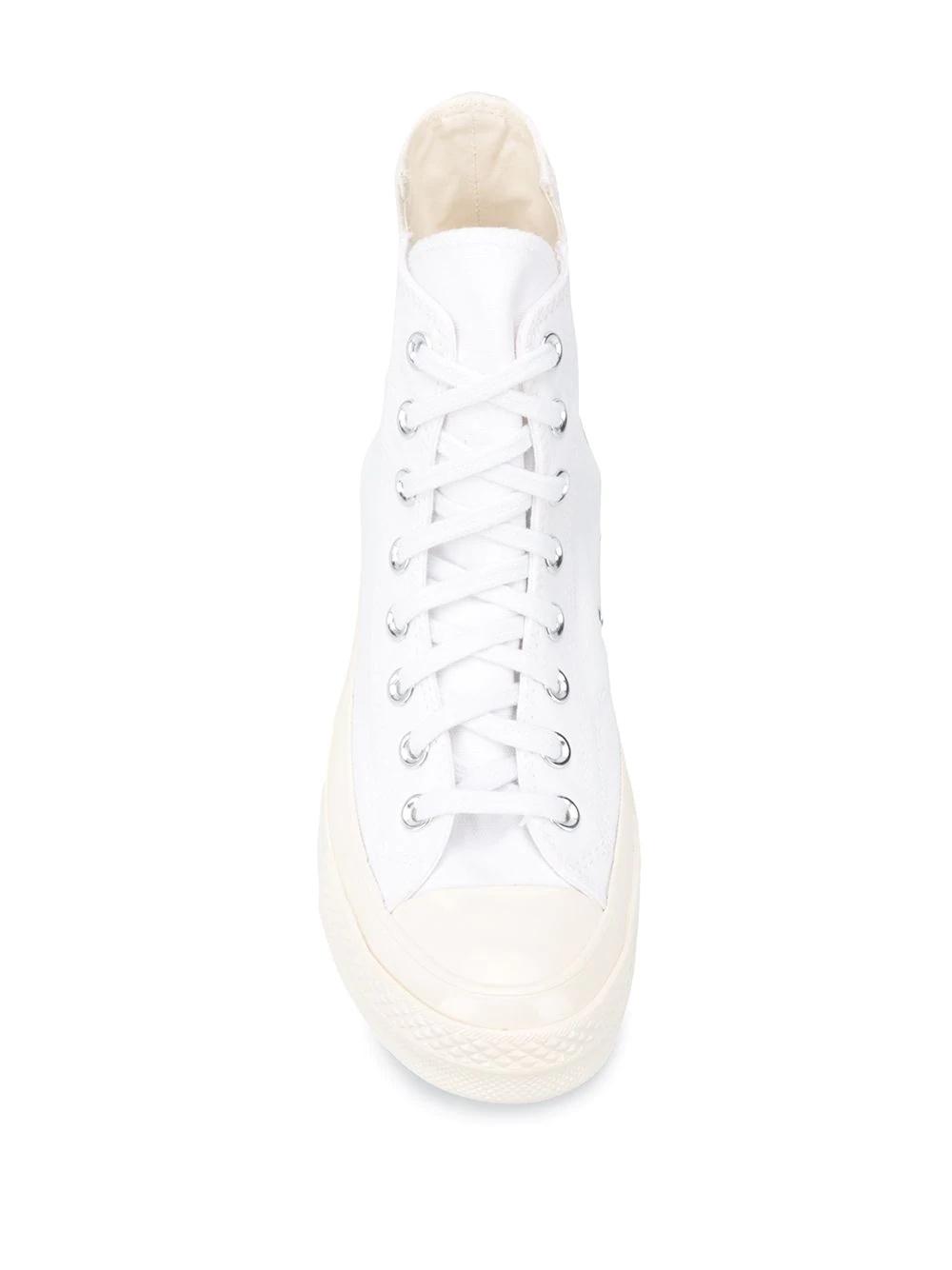 high-top lace-up trainers - 4