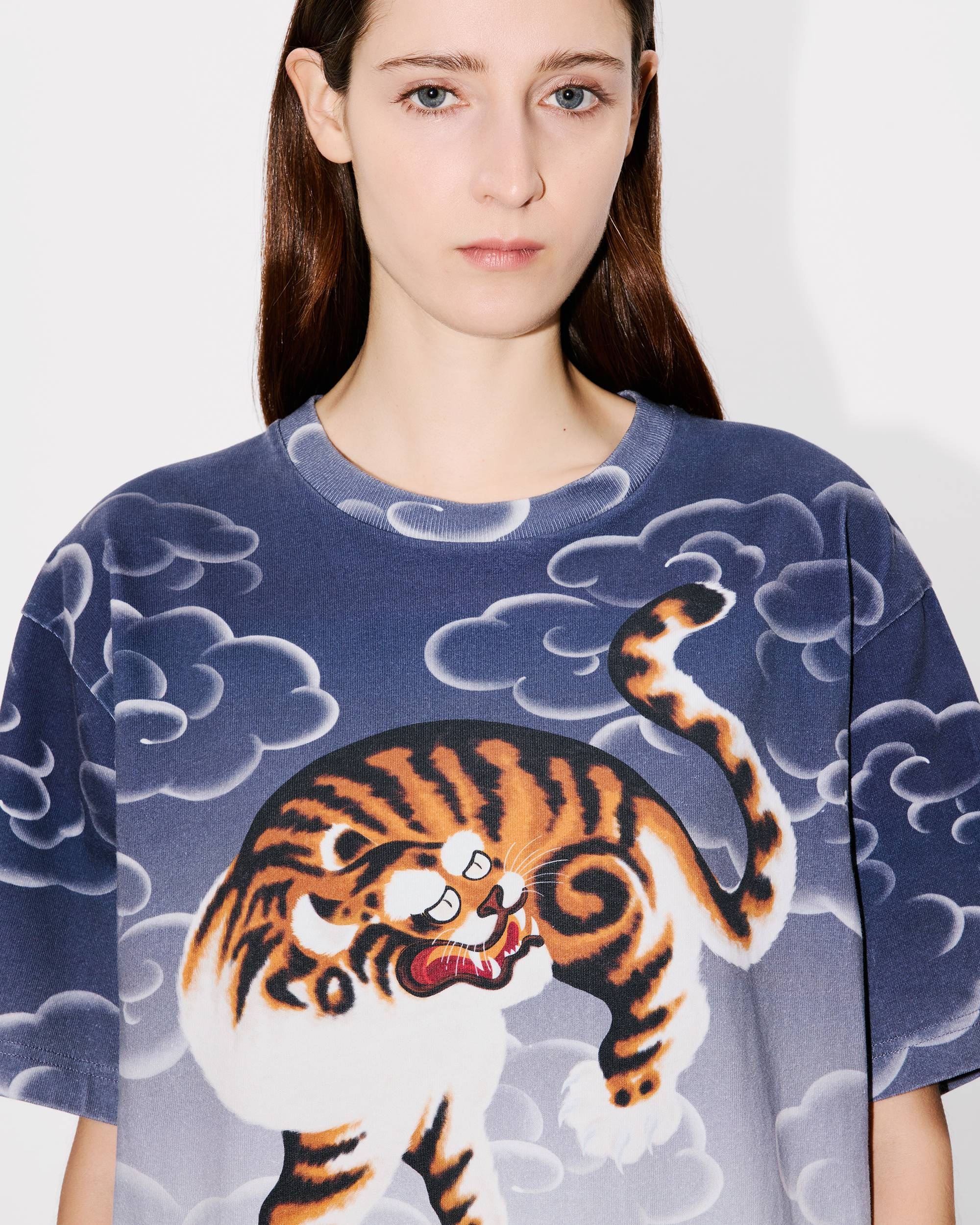 'KENZO Cloud Tiger' genderless oversized T-shirt - 6