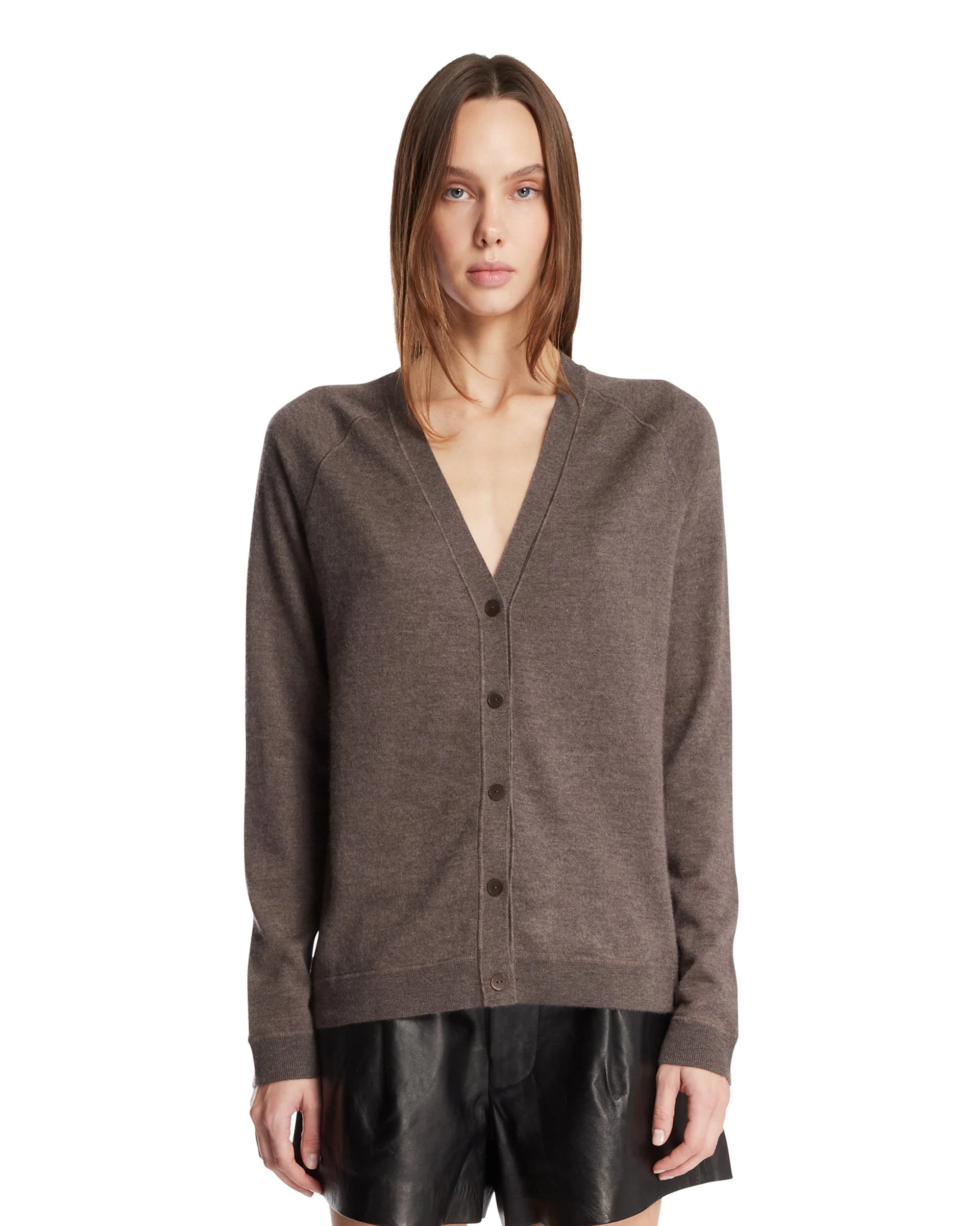 Brown Liberty Cardigan - 1