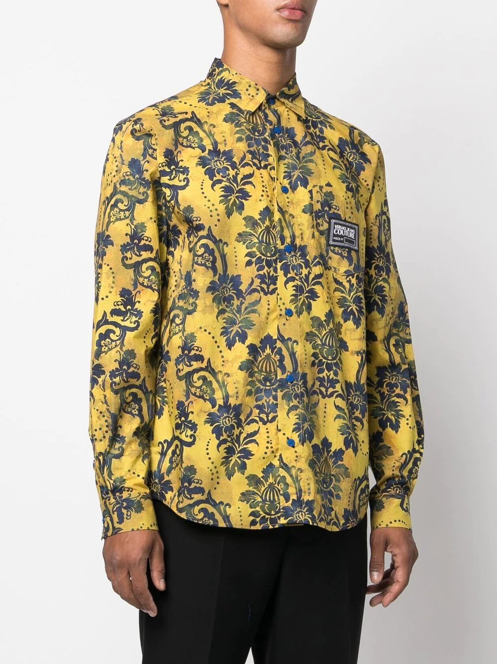 baroque-pattern print shirt - 3