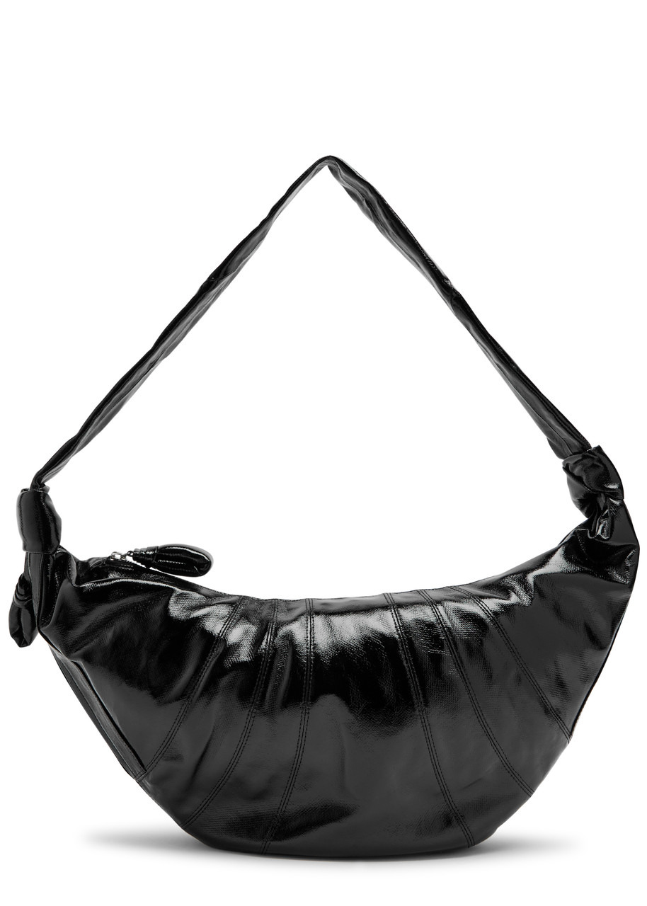 Lemaire Large Croissant Faux Patent Leather Shoulder bag - 1