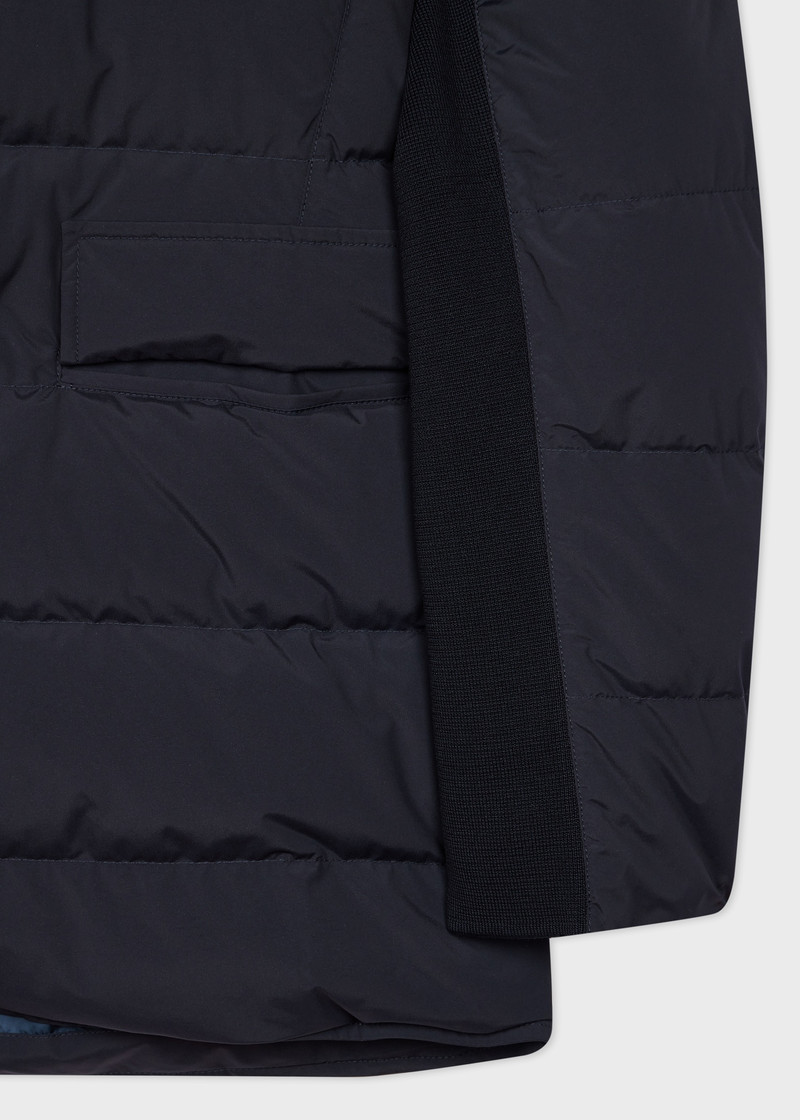 Navy Hybrid Down Jacket 3