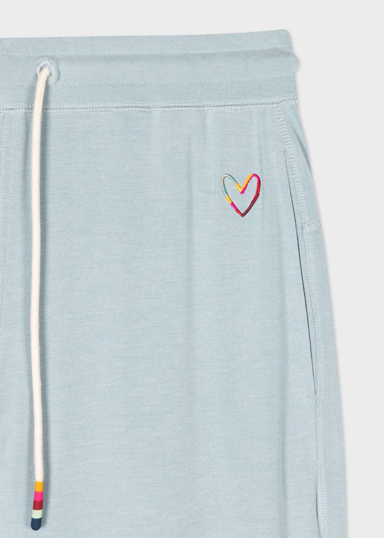 Women's Light Blue 'Swirl' Heart Sweatpants - 2