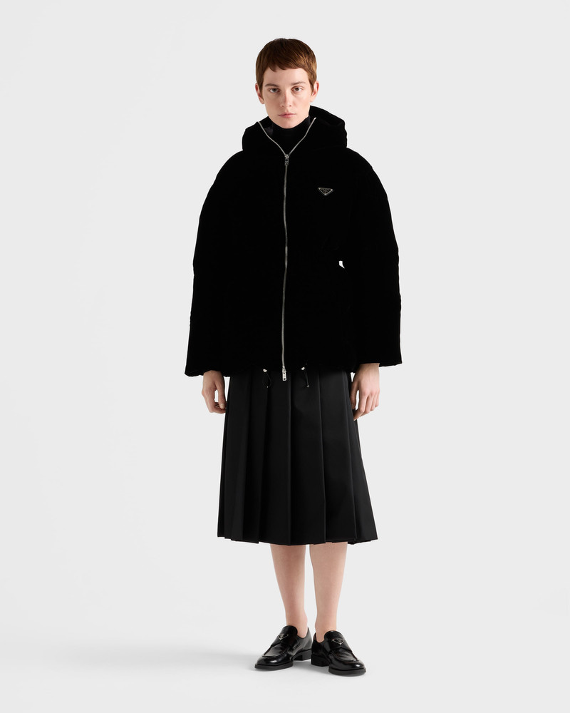 Prada Velvet down jacket outlook