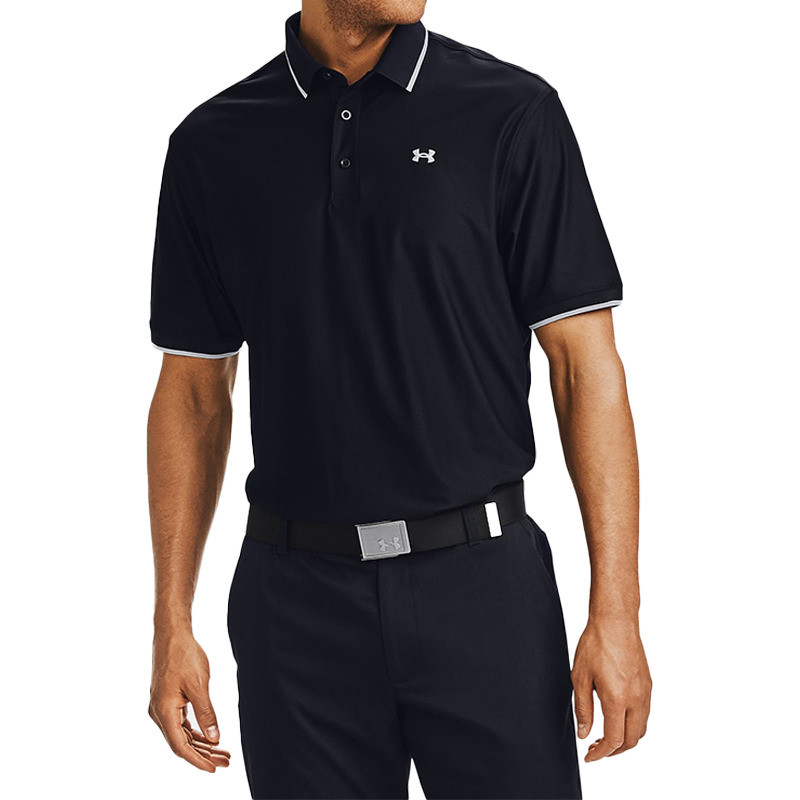 Under Armour Under Armour Playoff Pique Polo Shirt 'Black' 1345459-002 outlook