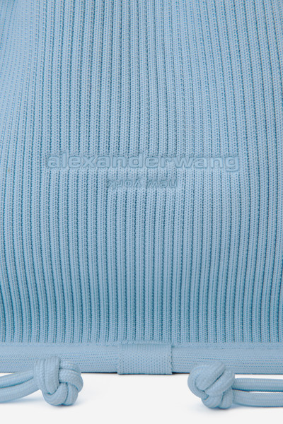 Alexander Wang ryan small bag in ribbed knit outlook