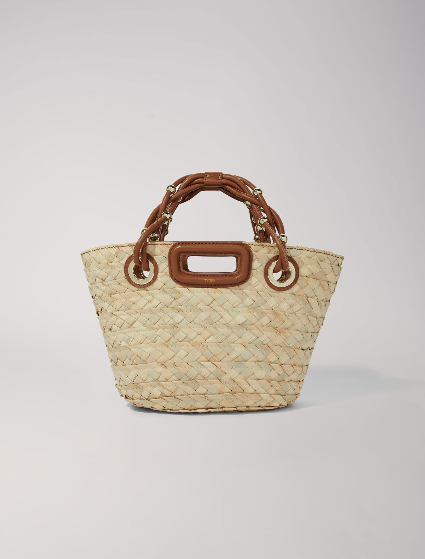 Mini woven basket bag - 8