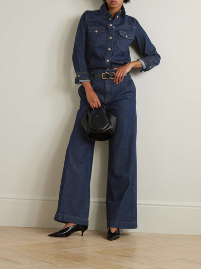 FRAME High-rise wide-leg recycled jeans outlook