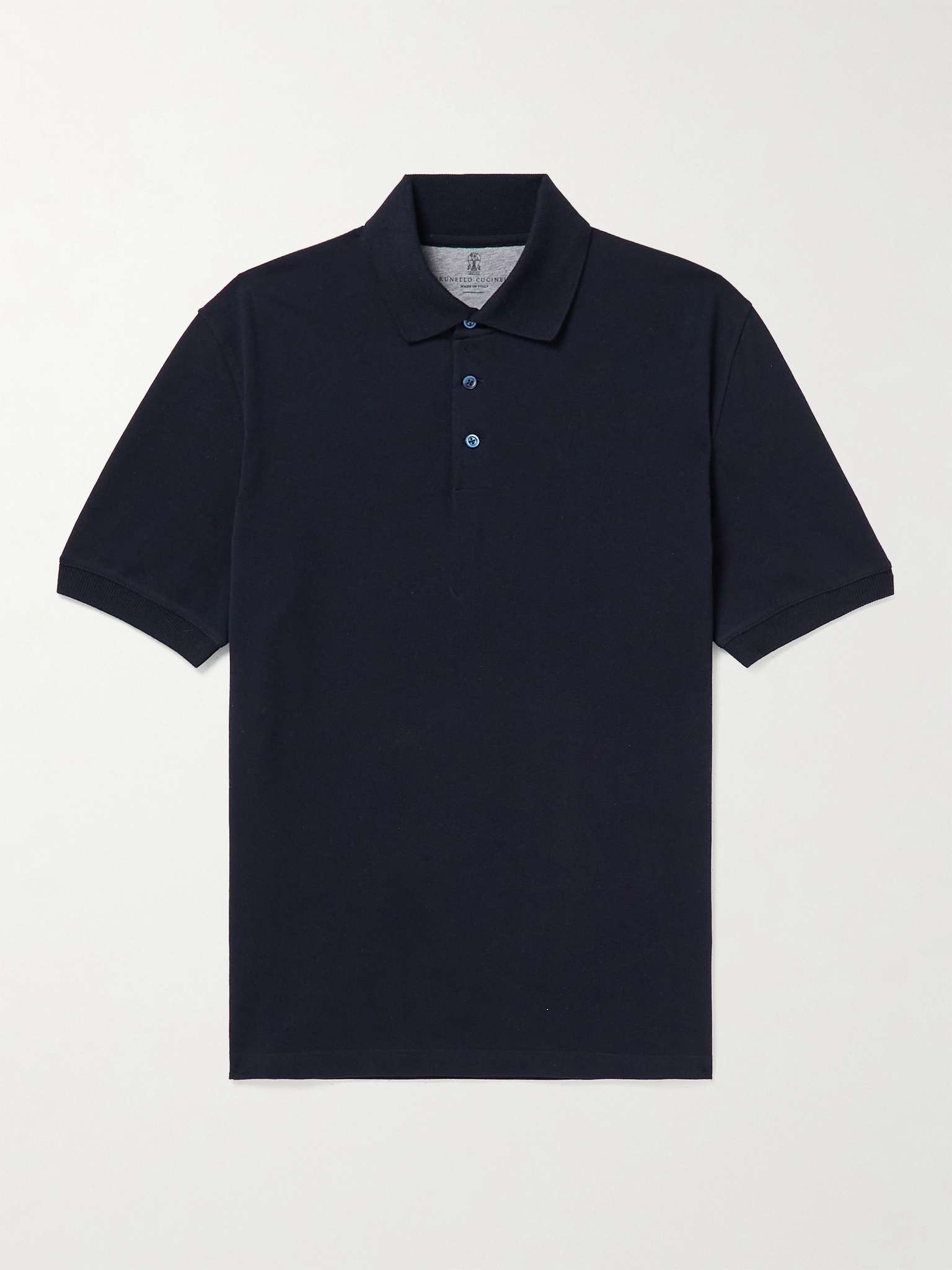 Cotton-Piqué Polo Shirt - 1