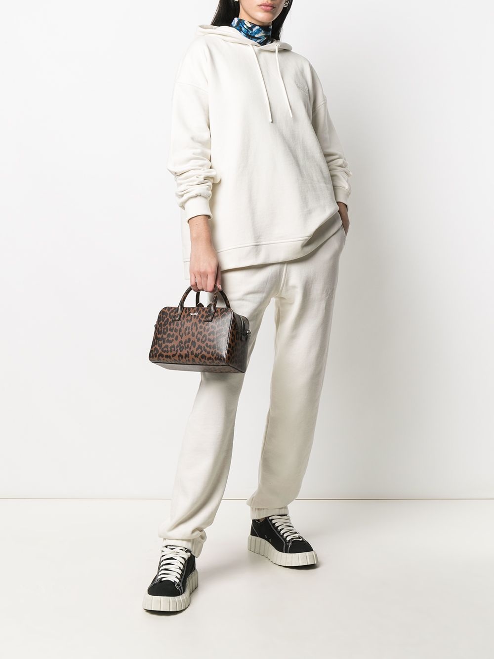 elasticated-waist track pants - 2