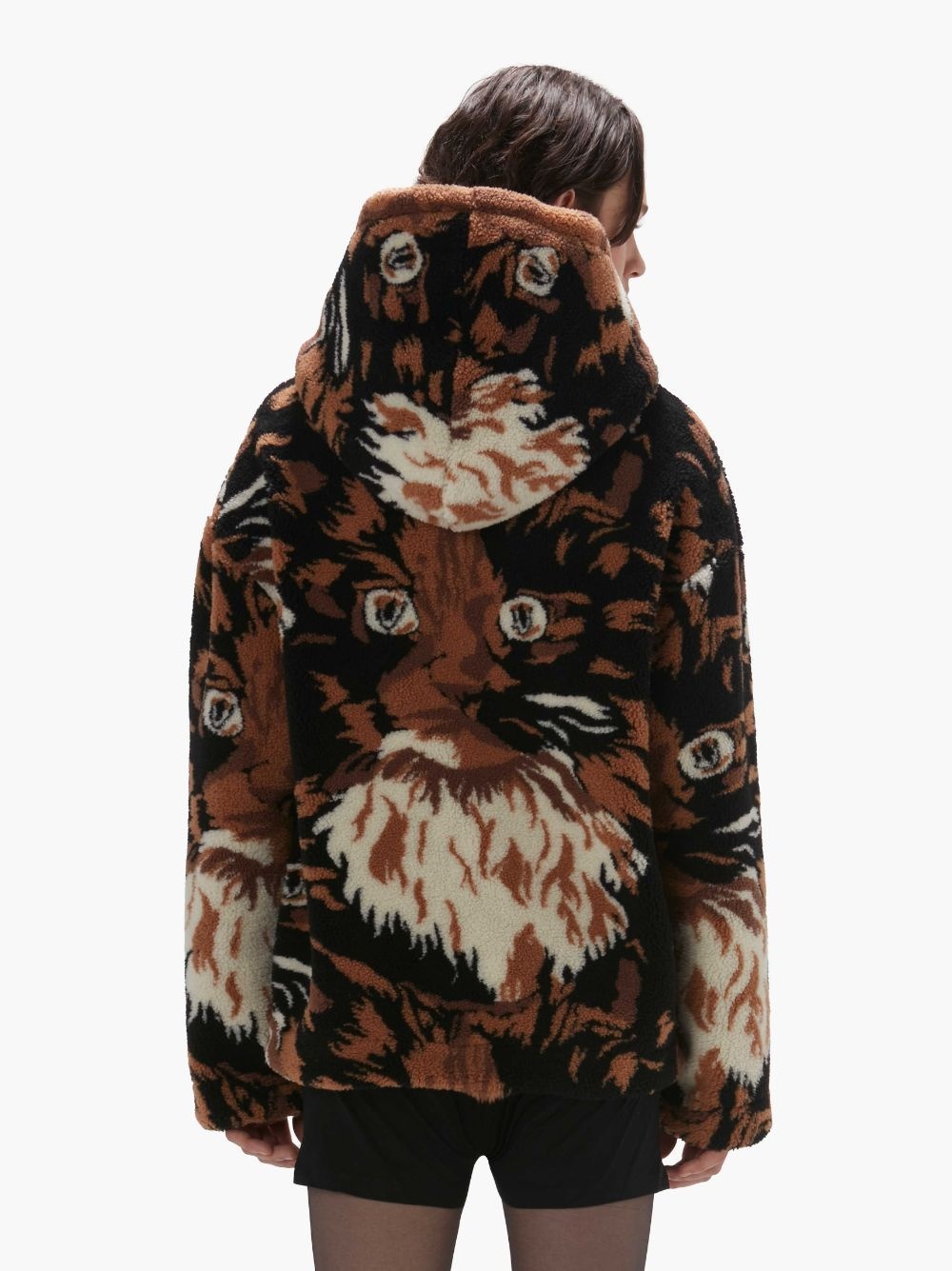FLEECE HOODED JACKET - 3
