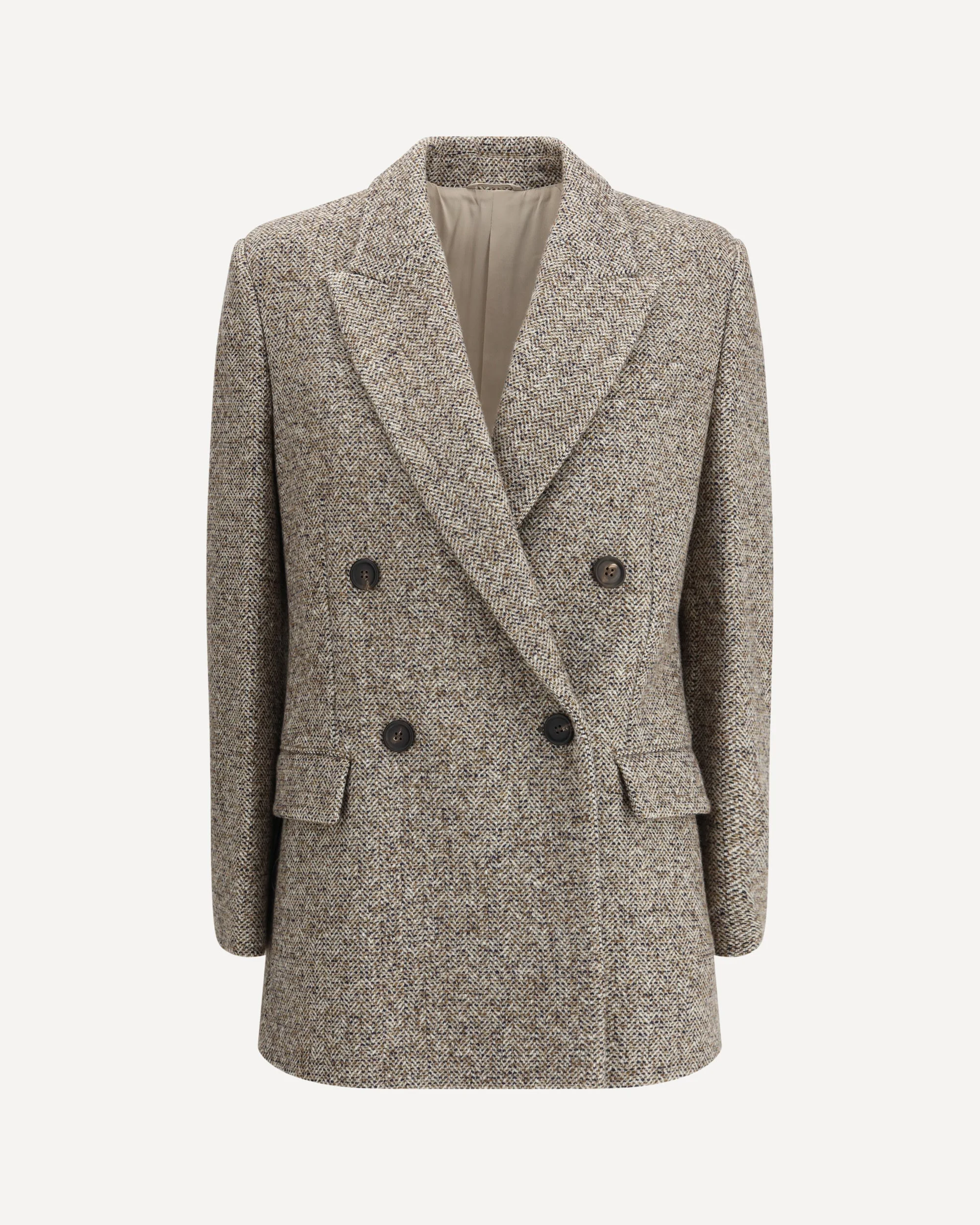 Virgin Wool and Silk mélange Jacket - 1