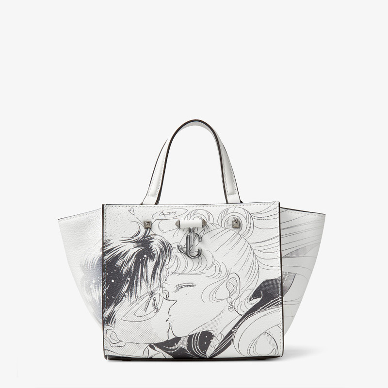Sailor Moon & Tuxedo Mask Varenne Tote S
Monochrome Manga Printed PU Leather Tote Bag 1