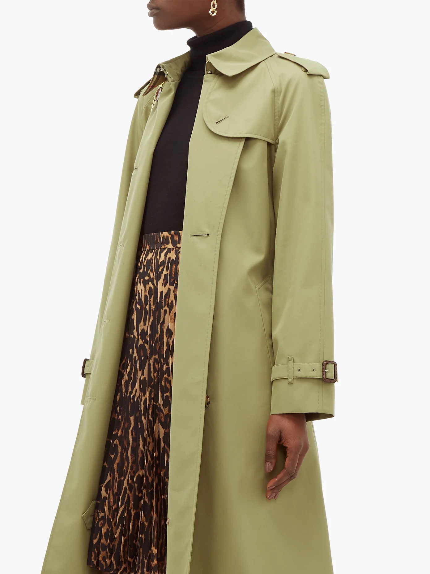 Waterloo cotton-gabardine trench coat - 6